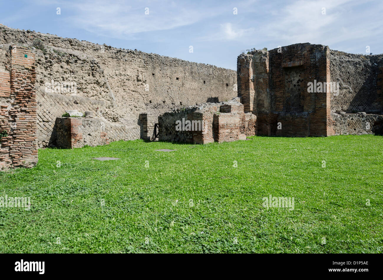 Scavi di Pompei in Italia Foto Stock