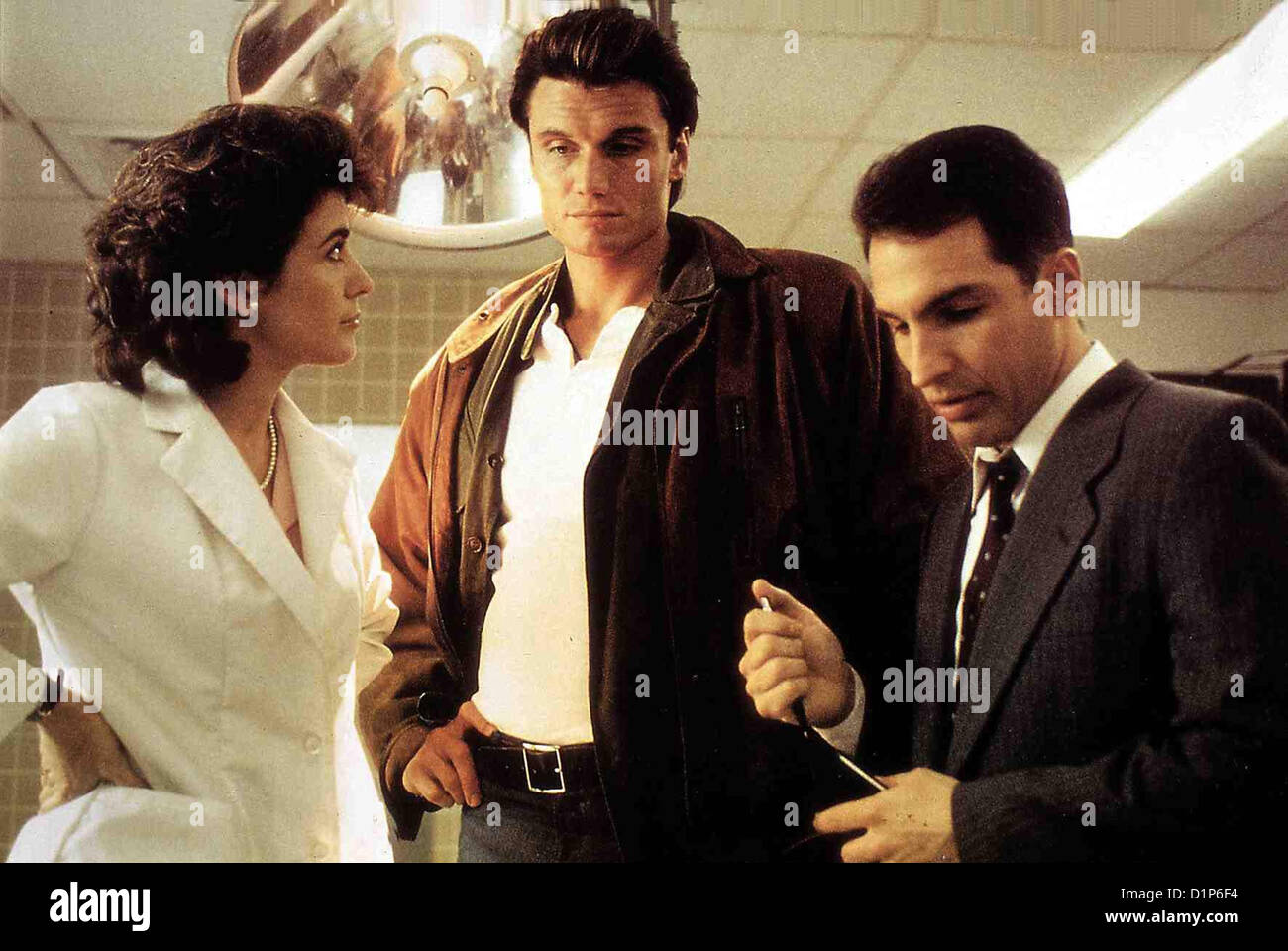 Dark Angel io vengo in pace Dolph Lundgren, Brian Benben Schliesslich entdecken Jack (Dolph Lundgren, m) und Lawrence (Brian Foto Stock