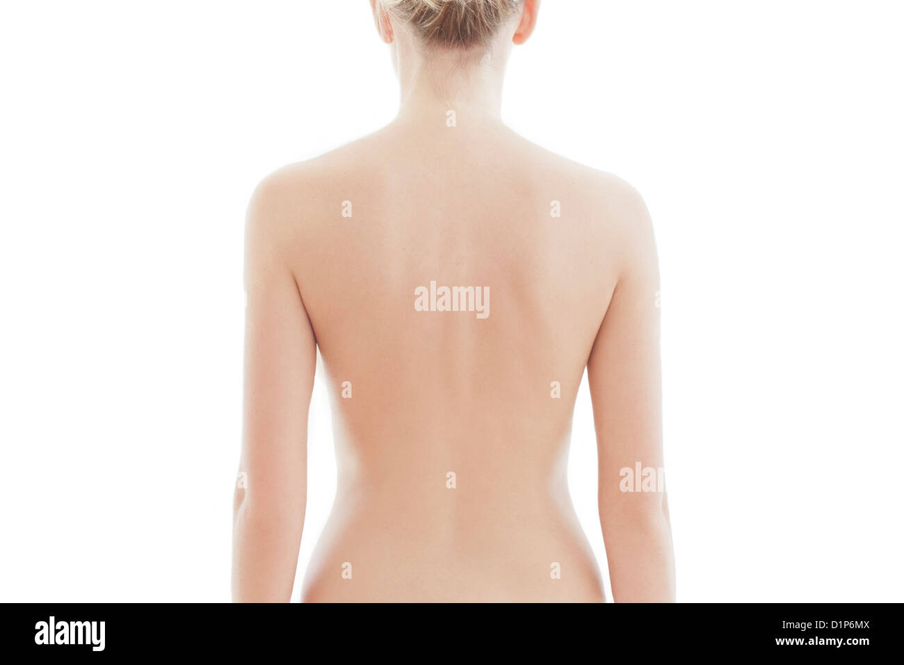 Parte posteriore della donna Foto Stock