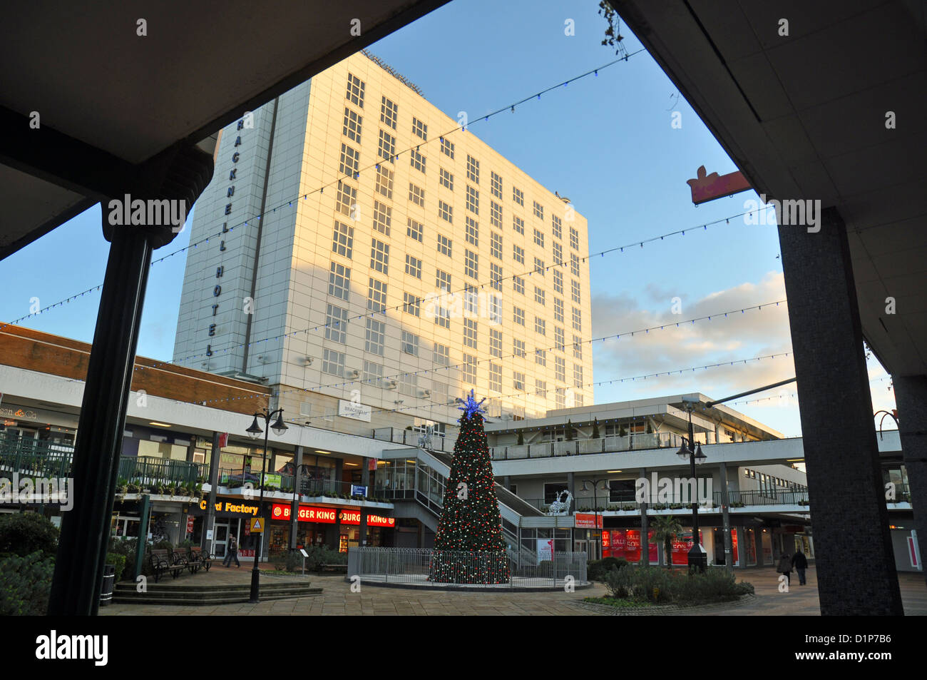 Parte del paesaggio urbano del centro città. Il Grange Hotel Foto Stock