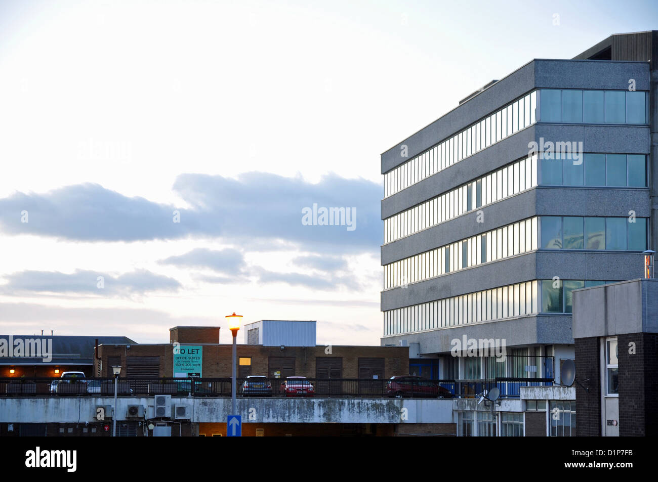 Parte del paesaggio urbano del centro città. Foto Stock