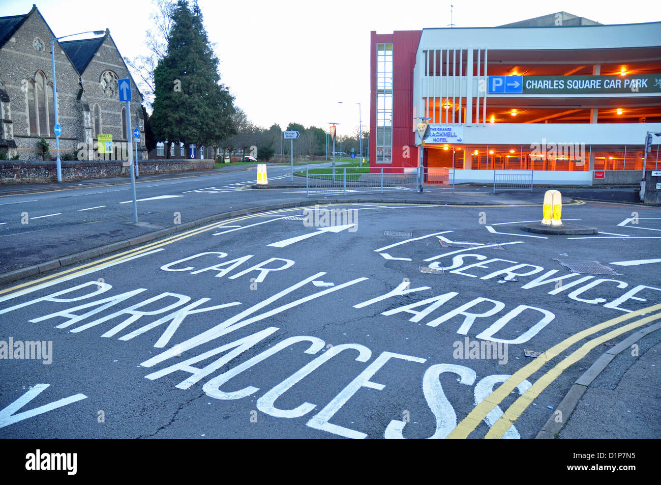 Parte del paesaggio urbano del centro città. Foto Stock