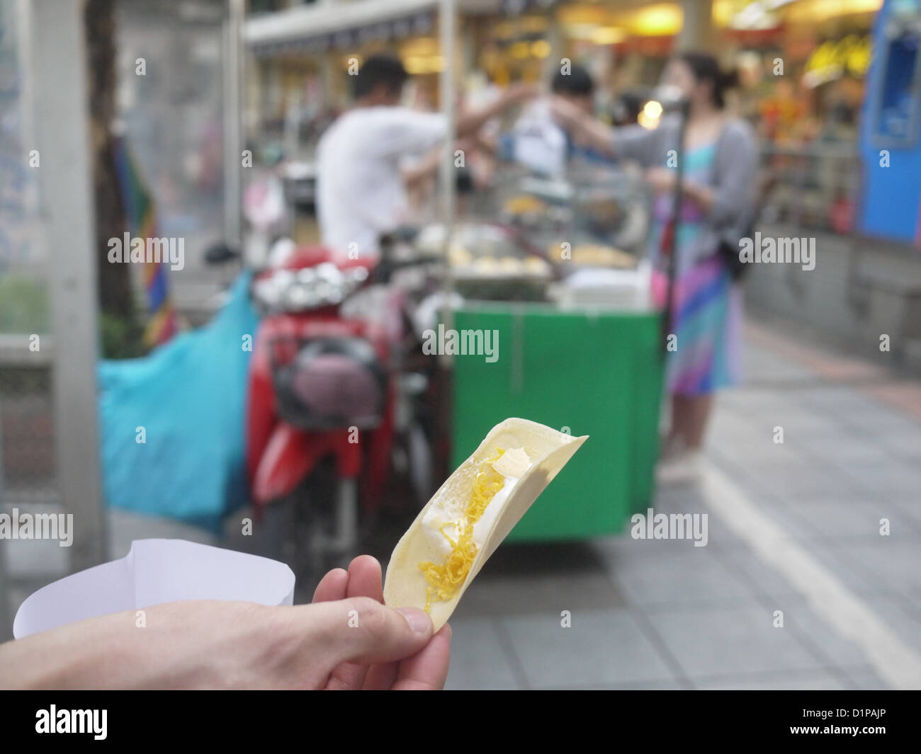 Thailandia street food Foto Stock