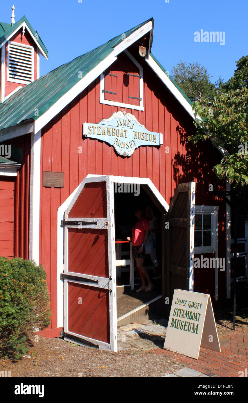 Shepherdstown Steamboat Museum, Jefferson county, West Virginia, America, STATI UNITI D'AMERICA Foto Stock