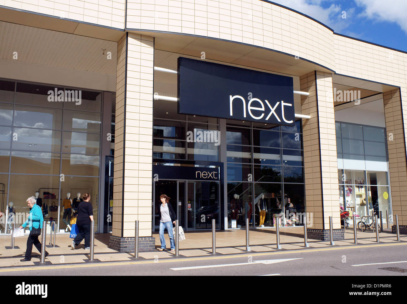Prossimo negozio, Solent Retail Park, Havant, Hants, Regno Unito Foto Stock