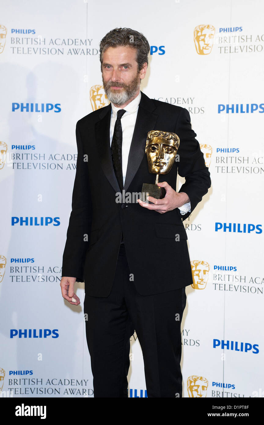 Peter Capaldi partecipa alla cerimonia di premiazione della Philips British Academy Television Awards al Palladium, Londra, 6 giugno 2010. Foto di Julie Edwards Foto Stock