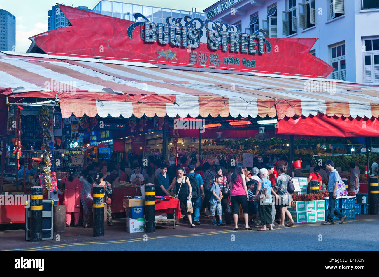 Singapore Bugis Street Market Foto Stock