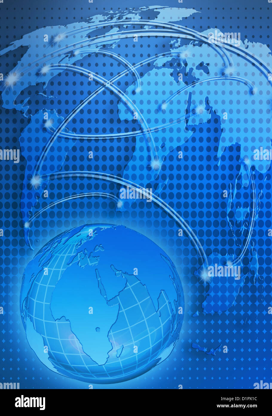 Concetto Internet sfondo con spazio di copia Foto Stock