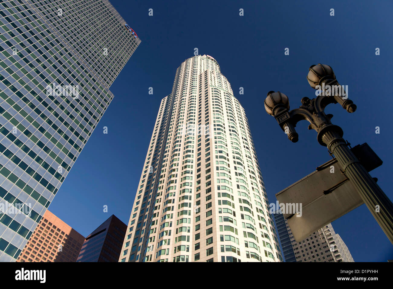 La Citibank e US Bank Tower, il centro cittadino di Los Angeles, California, Stati Uniti d'America, STATI UNITI D'AMERICA Foto Stock