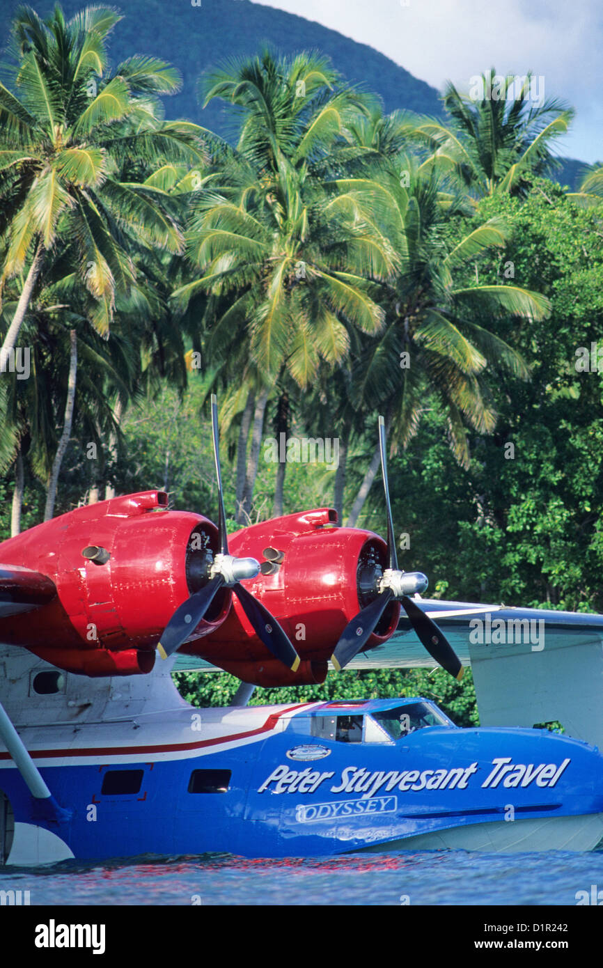 Colombia san andres, Catalina costruttiva PBY-5un idrovolante. Foto Stock
