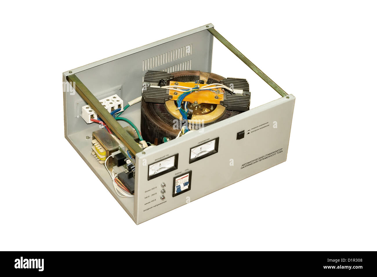 Apparecchio, box, organo, controllo digitale, elettrici, elettrico, elettricità, elettronica, a risparmio energetico, il risparmio di energia, eq Foto Stock