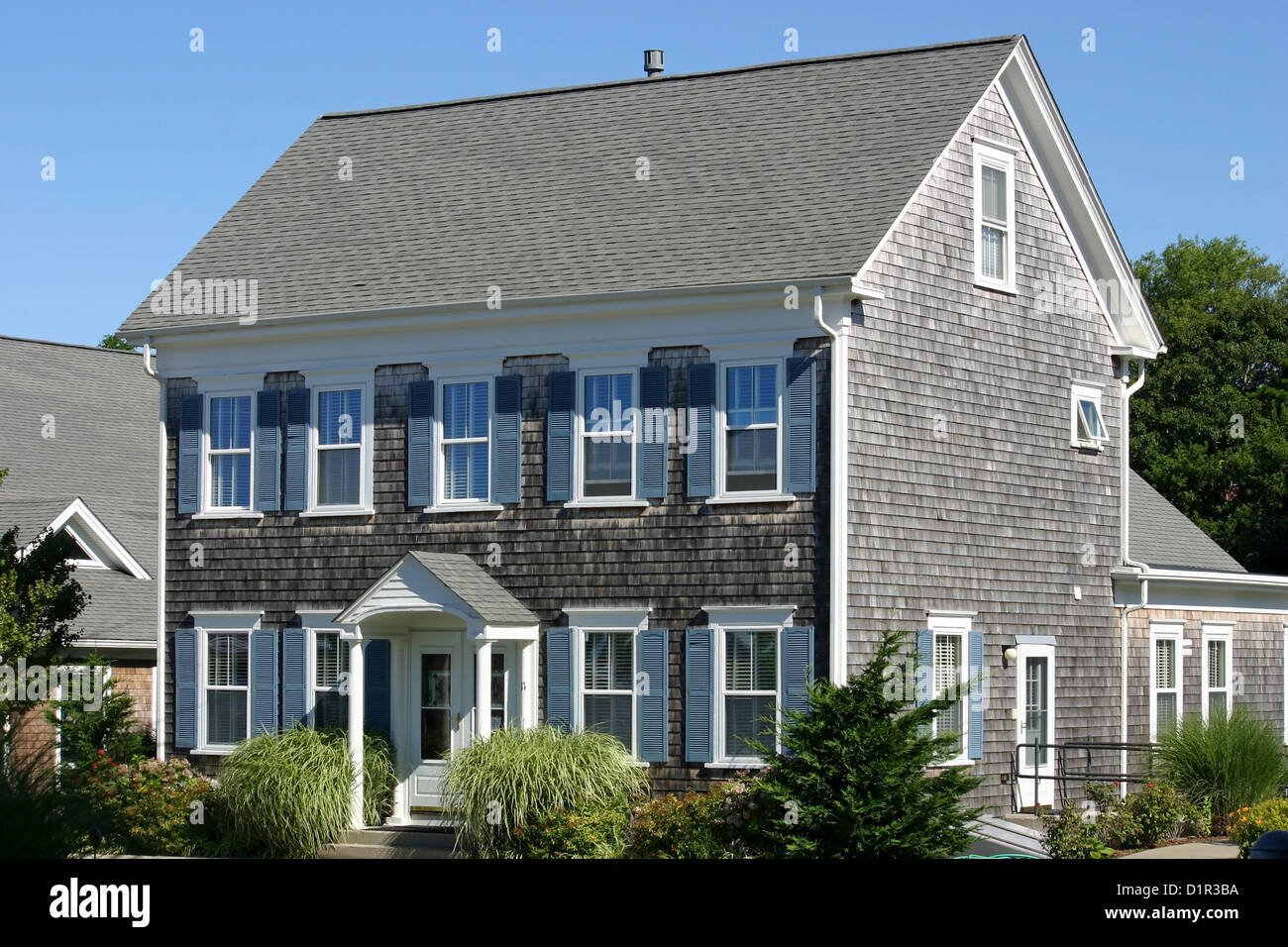 Un tradizionale Cape Cod in casa a Provincetown, Massachusetts Foto Stock