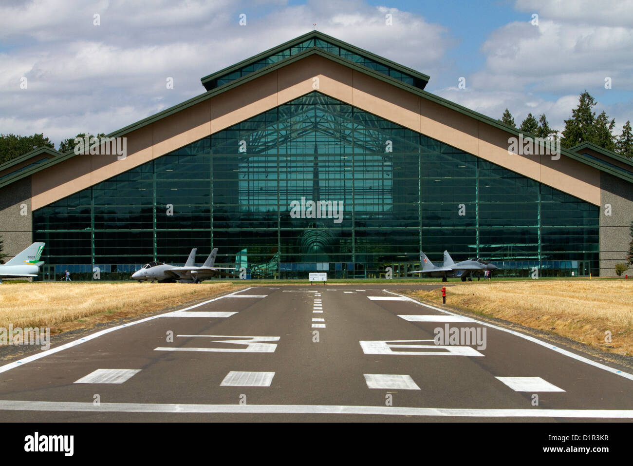 Evergreen aviazione e il museo dello spazio si trova a McMinnville, Oregon, Stati Uniti d'America. Foto Stock