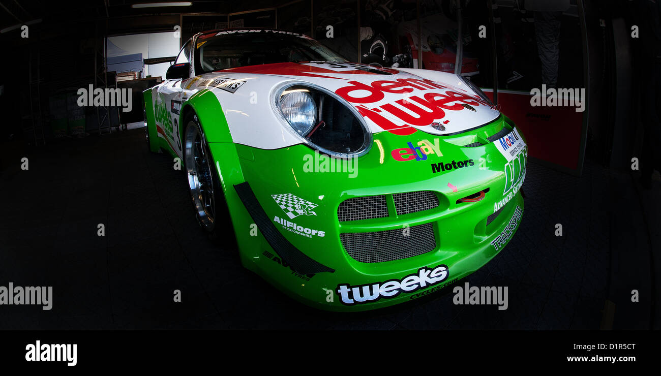 Jon Minshaw/Tim Harvey - Trackspeed - Porsche 997 GT3 - British GT Foto Stock