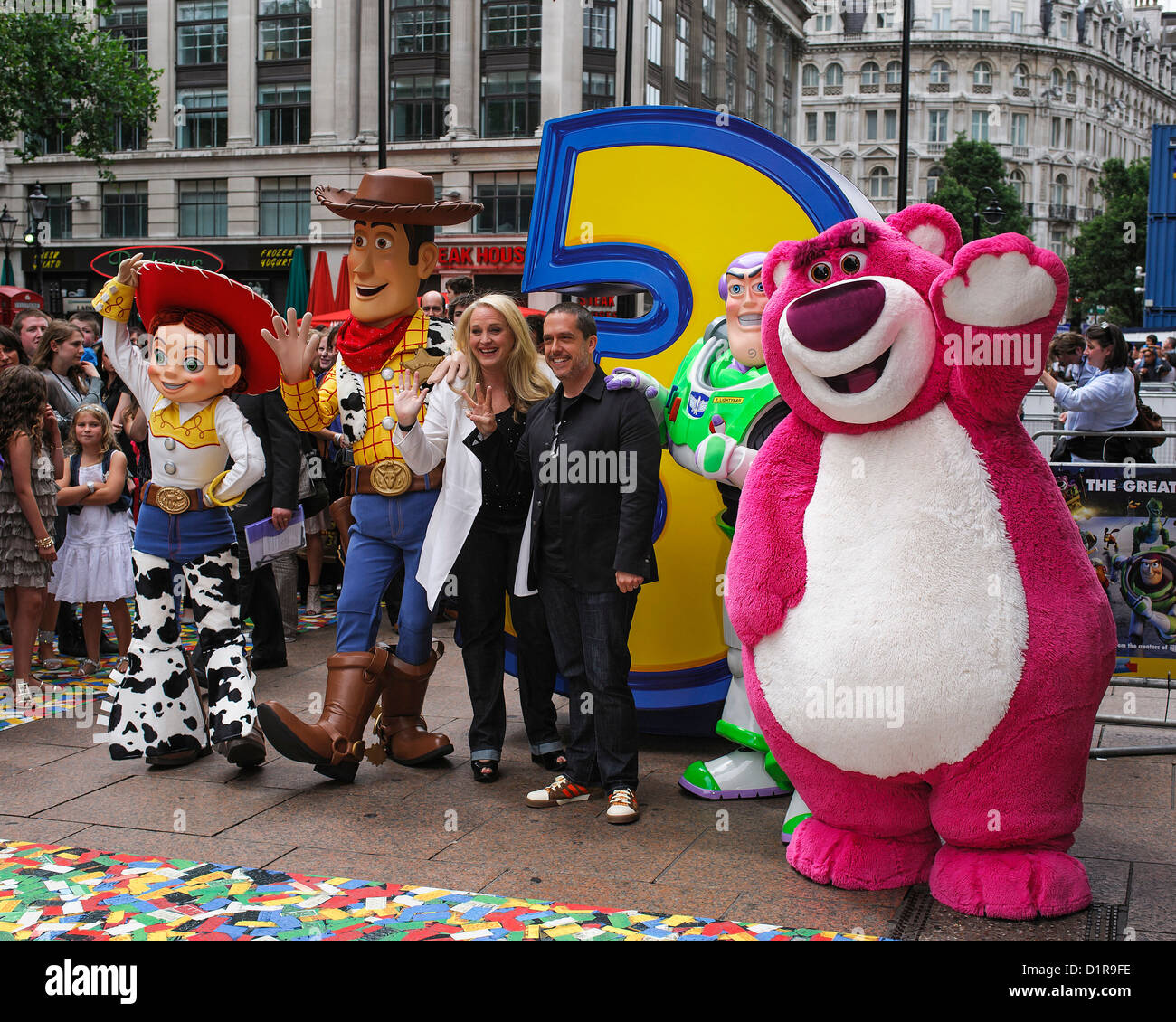 Uk Premiere di Toy Story 3 all'Empire Leicester Square, Londra, 18 luglio 2010. Foto di Julie Edwards. Foto Stock