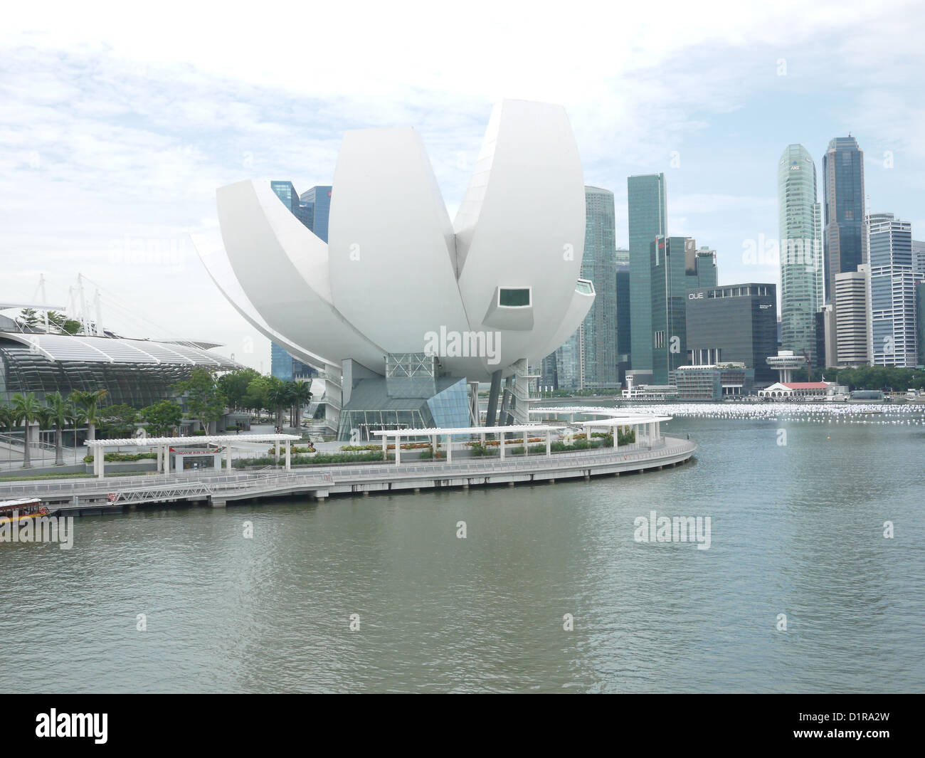 Artscience museum è uno dei principali singapore tourist attracitons. Foto Stock