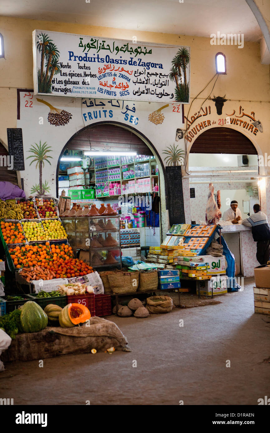 Il Marocco, Zagora, Mercato. Foto Stock