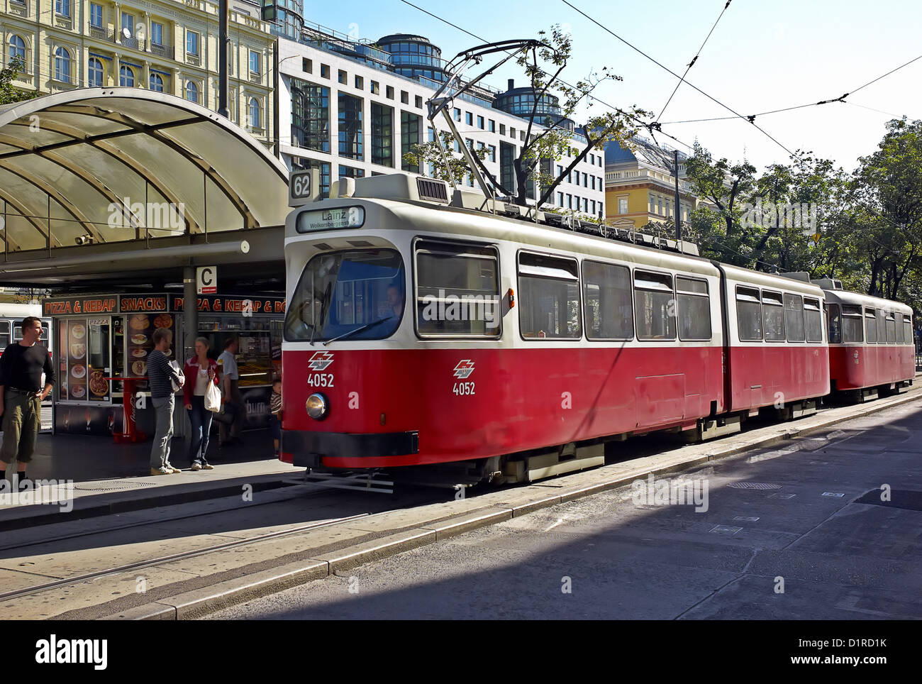 -Tram- Vienna (Austria). Foto Stock