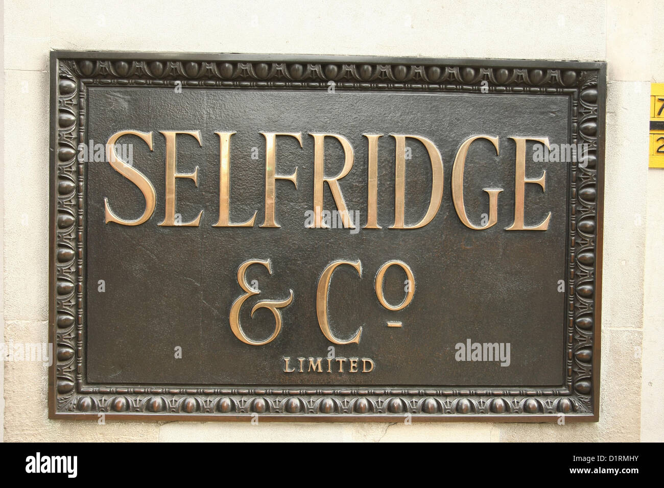 Dal grande magazzino Selfridges opinioni nuova serie ITV chiamato il Sig. SELFRIDGE BASATO SULLA FONDAZIONE DI SELFIDGES Londra Inghilterra REGNO UNITO 03 Foto Stock
