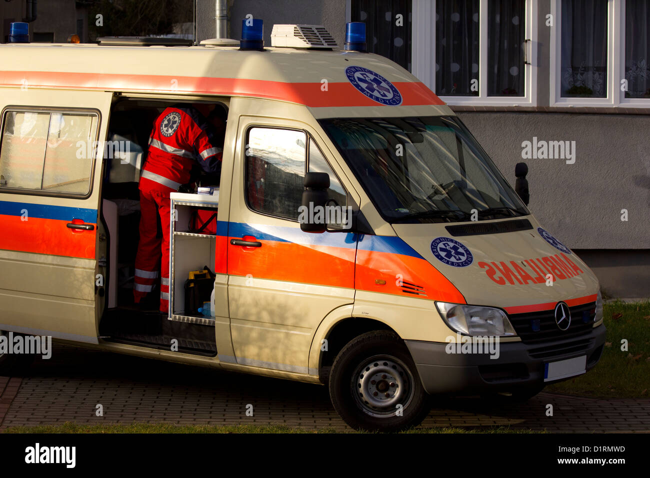 Automobile dell'ambulanza Foto Stock