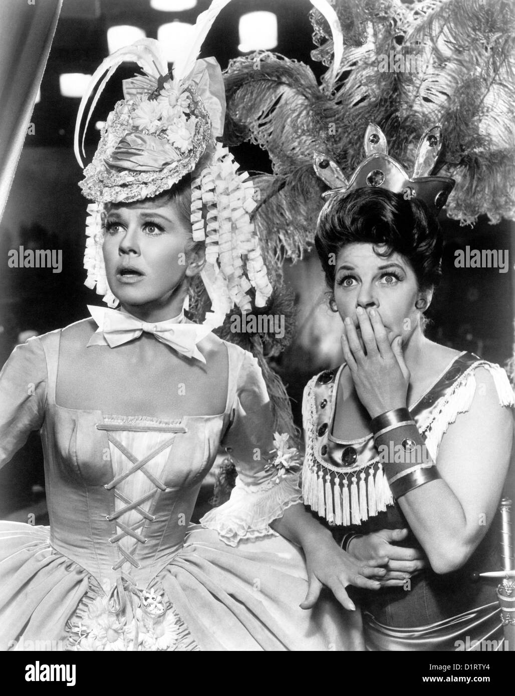 BILLY ROSE'S JUMBO 1962 MGM film con Doris Day a sinistra e Martha Raye Foto Stock