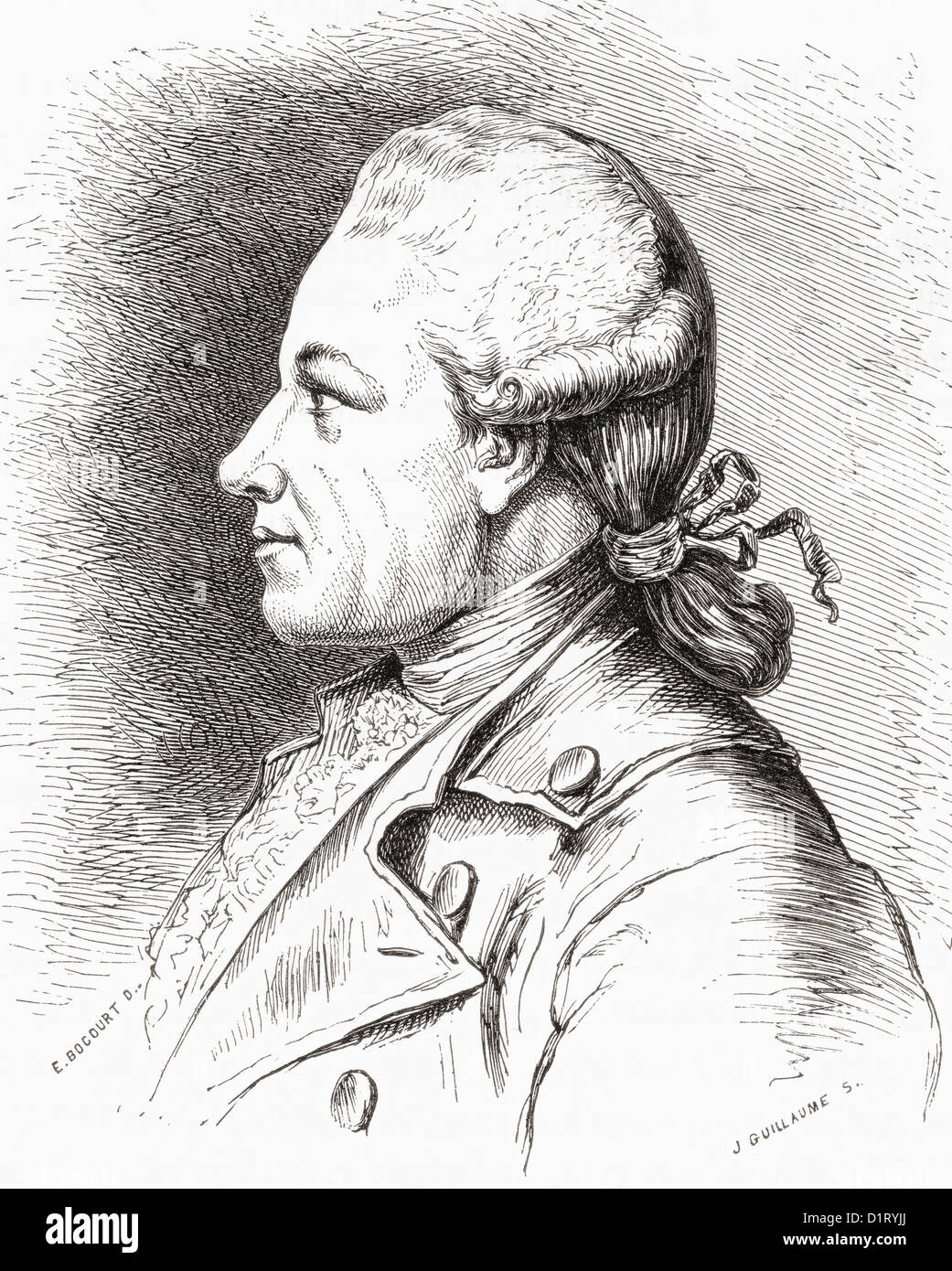 Daniel Niklaus Chodowiecki, 1726 - 1801. Artista Polish-German, printmaker e incisore. Foto Stock