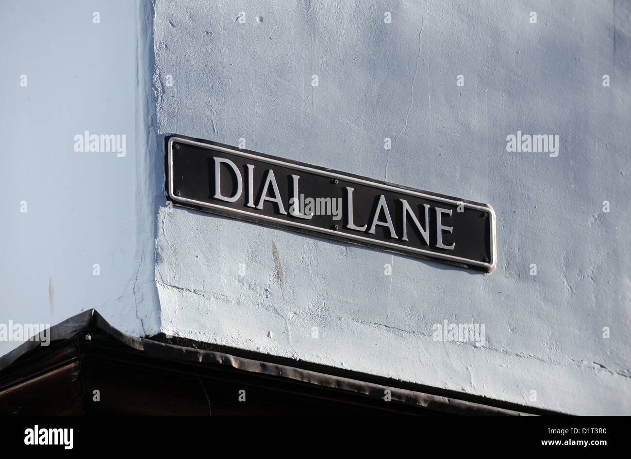 Ipswich REGNO UNITO Dial Lane nel centro della città Foto Stock