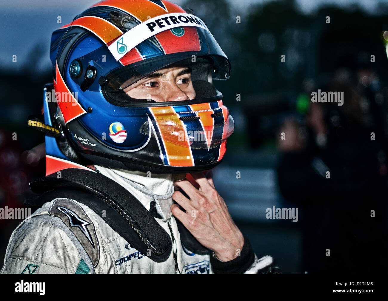 Jazeman Jaafar Malaysia Carlin Cooper pneumatici 2012 British Formula 3 internazionale Foto Stock
