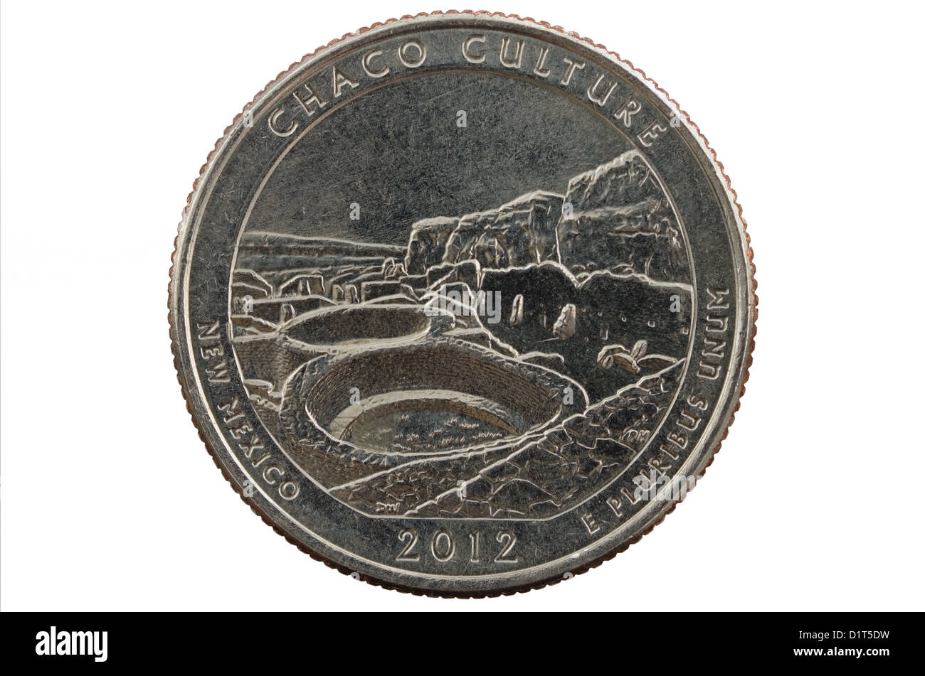 Cultura Chaco Messico Nuovo trimestre commemorative coin Foto Stock