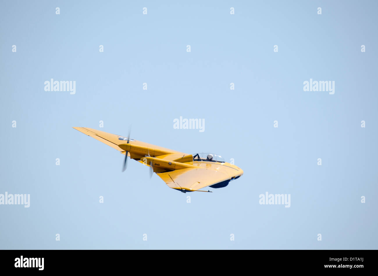 Northrop N9MB Flying Wing, l'ultimo superstite di questo WW II prototipo, in base a piani di fama Museum, Chino, CALIFORNIA, STATI UNITI D'AMERICA Foto Stock