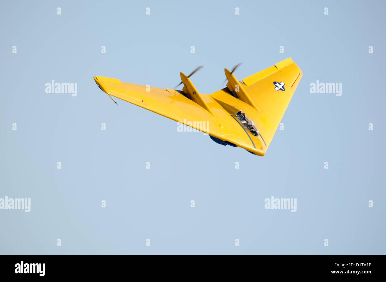 Northrop N9MB Flying Wing, l'ultimo superstite di questo WW II prototipo, in base a piani di fama Museum, Chino, CALIFORNIA, STATI UNITI D'AMERICA Foto Stock