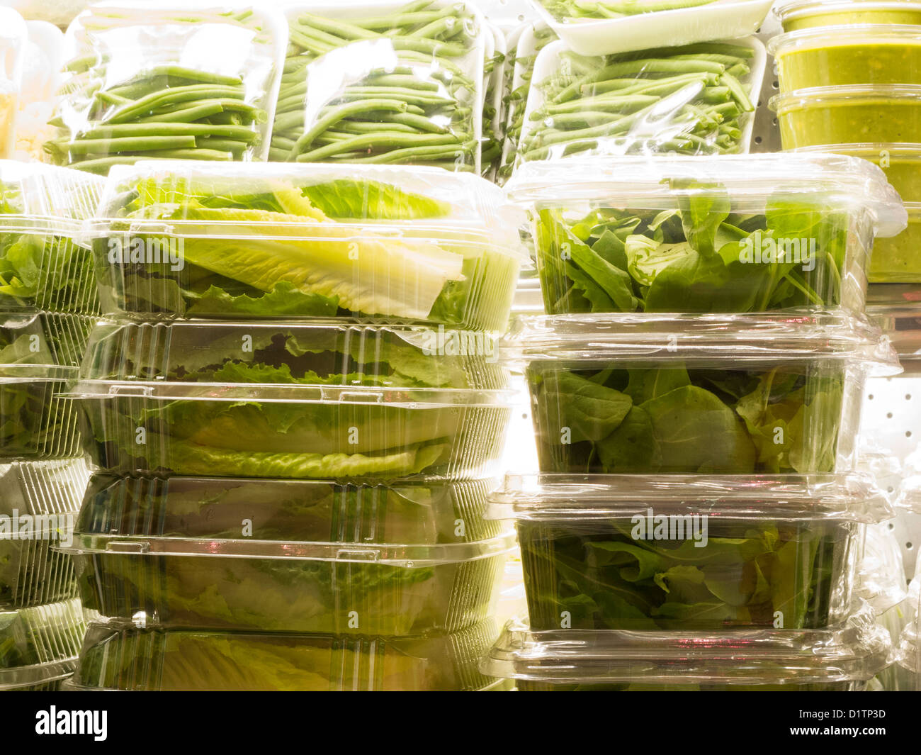 Grand Central Market, insalata di contenitori, Eli Zabar, Grand Central Market, NYC Foto Stock