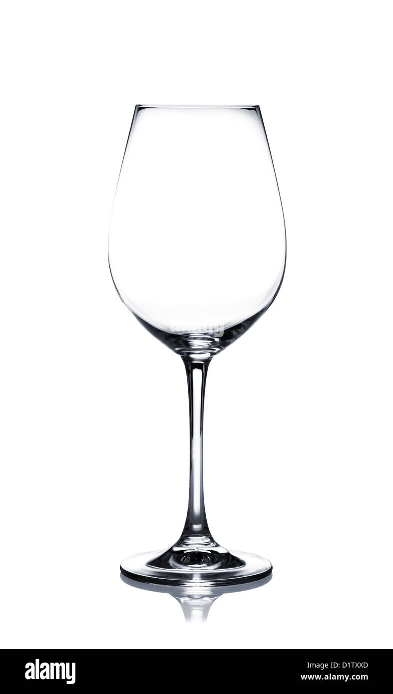 Bicchiere di vino bianco vuoto immagini e fotografie stock ad alta  risoluzione - Alamy