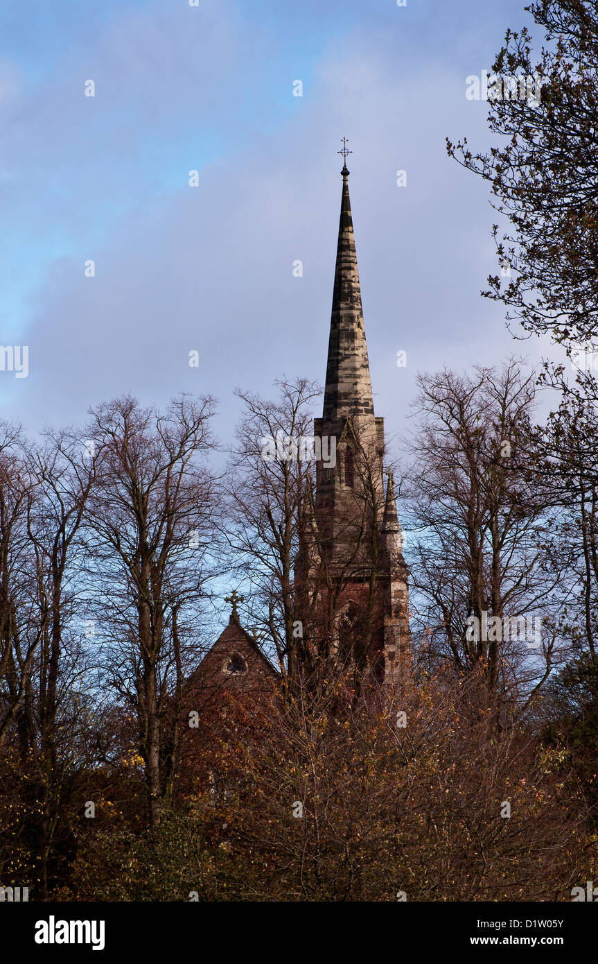 Chiesa di San Giovanni, Keele, Staffordshire Foto Stock