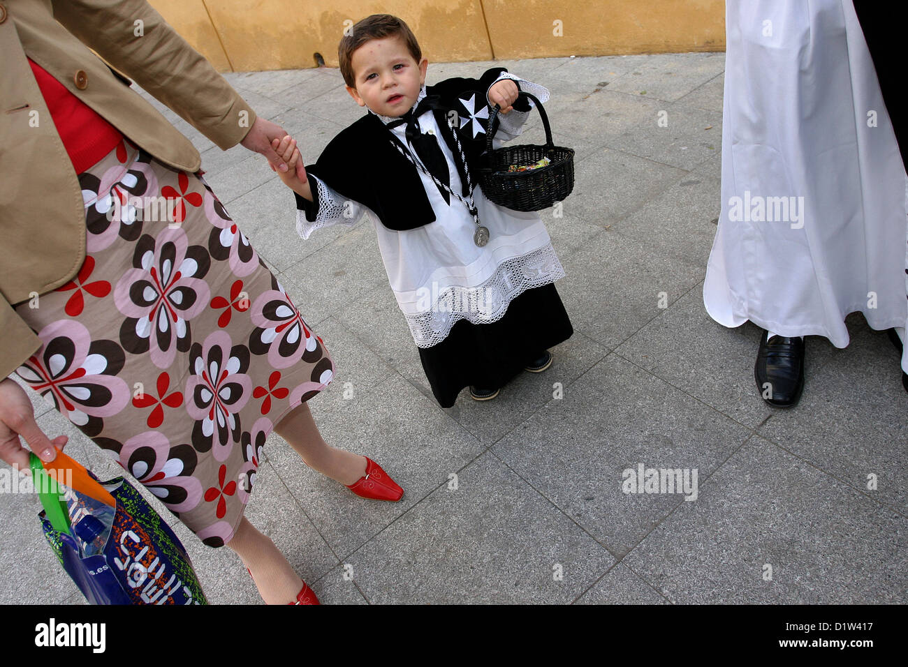 Semana Santa di Siviglia, la Settimana Santa. In Andalusia, Spagna Foto Stock
