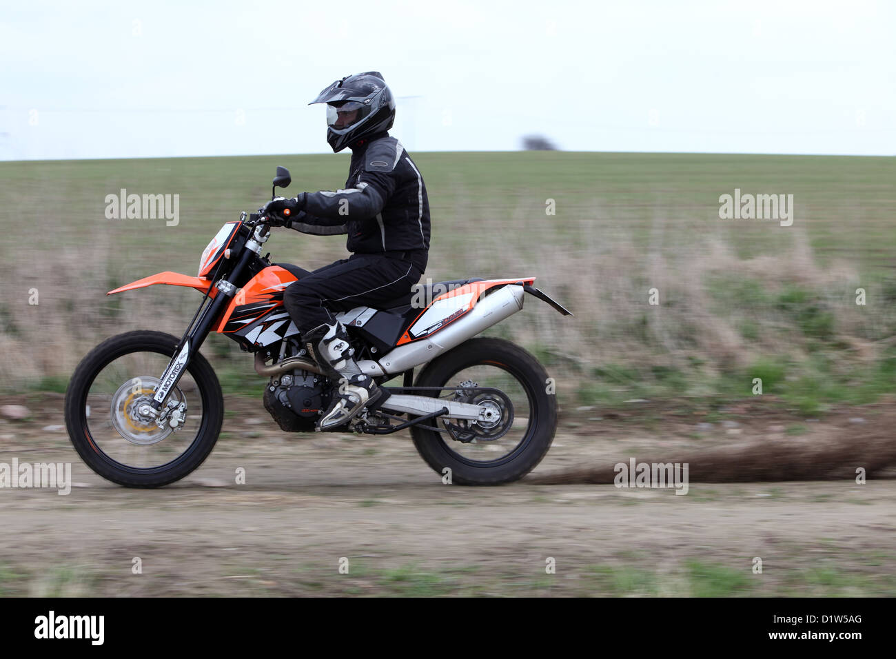 Nuovo Kätwin, Germania, motocross piloti Foto Stock