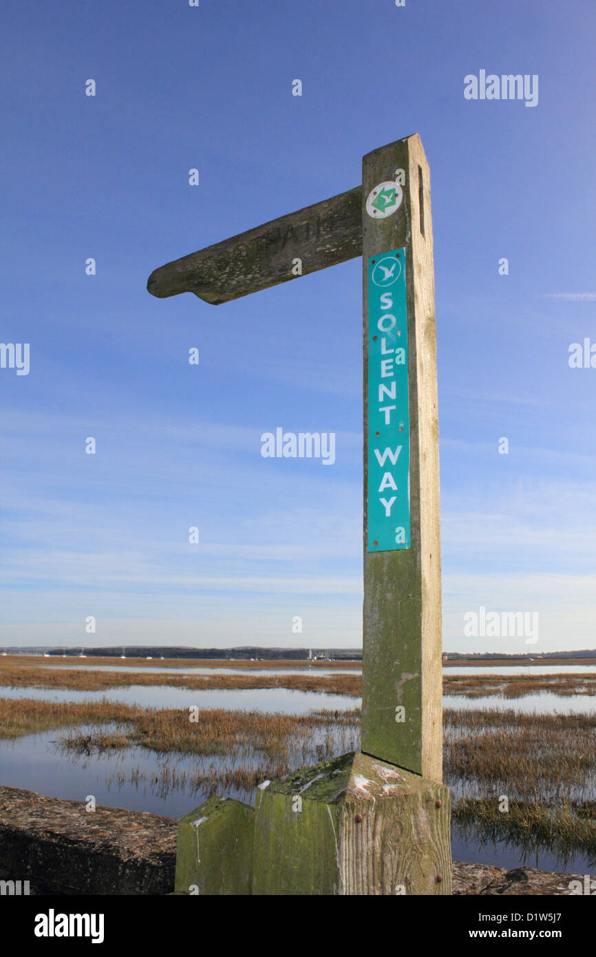 Il Solent modo a Hurst Castle allo spiedo, Hampshire England Regno Unito Foto Stock