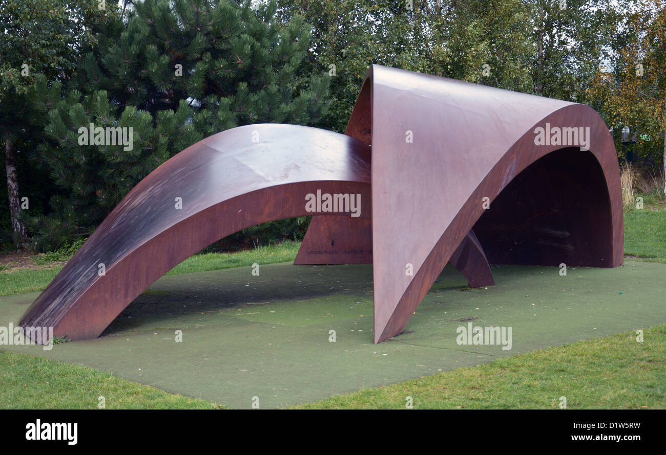 VIAGGIO dallo scultore Louise impianto situato a Port Marina Bristol Foto Stock