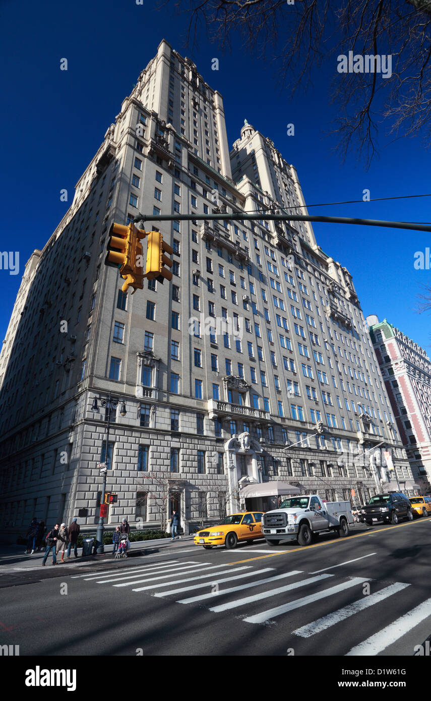 Central Park West, Upper West Side, Manhattan NYC Foto Stock