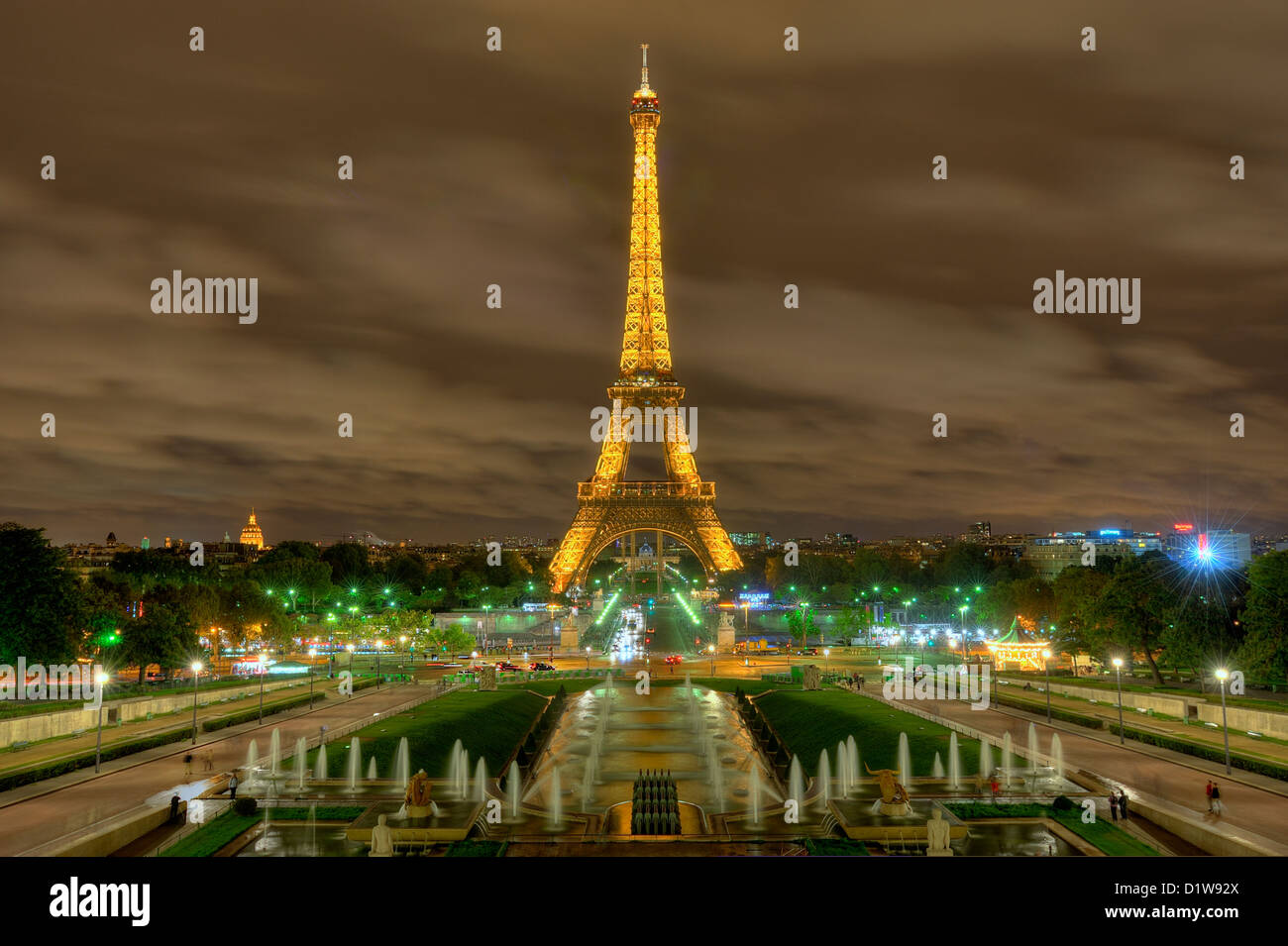 Tour Eiffel Parigi Foto Stock