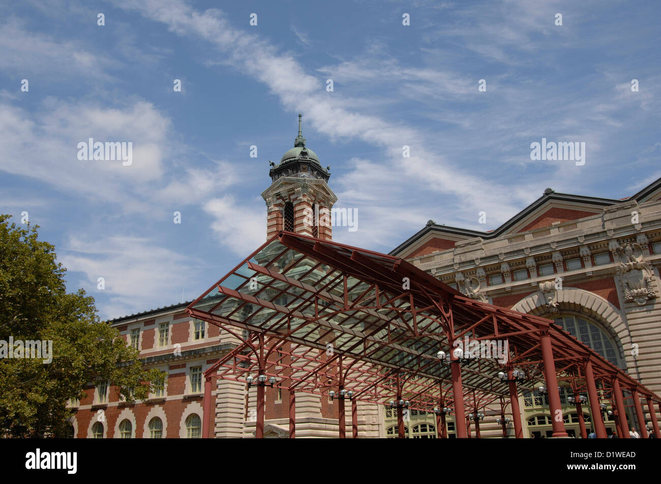 Ellis Island, entrata principale per la immigrazione Museum di New York City, Stati Uniti d'America Foto Stock