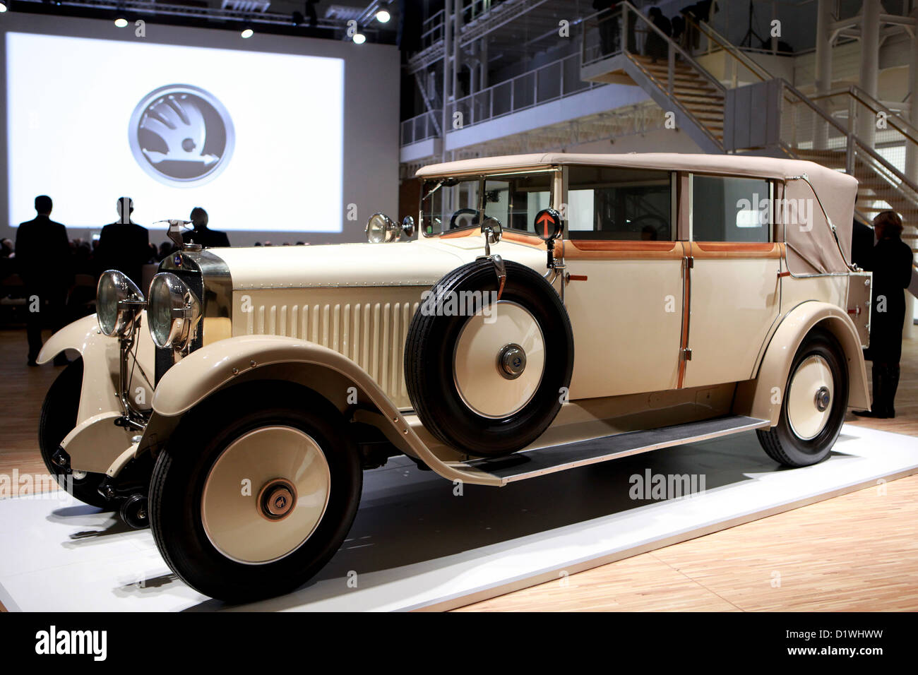 Skoda auto museum Mlada Boleslav Repubblica Ceca Foto Stock