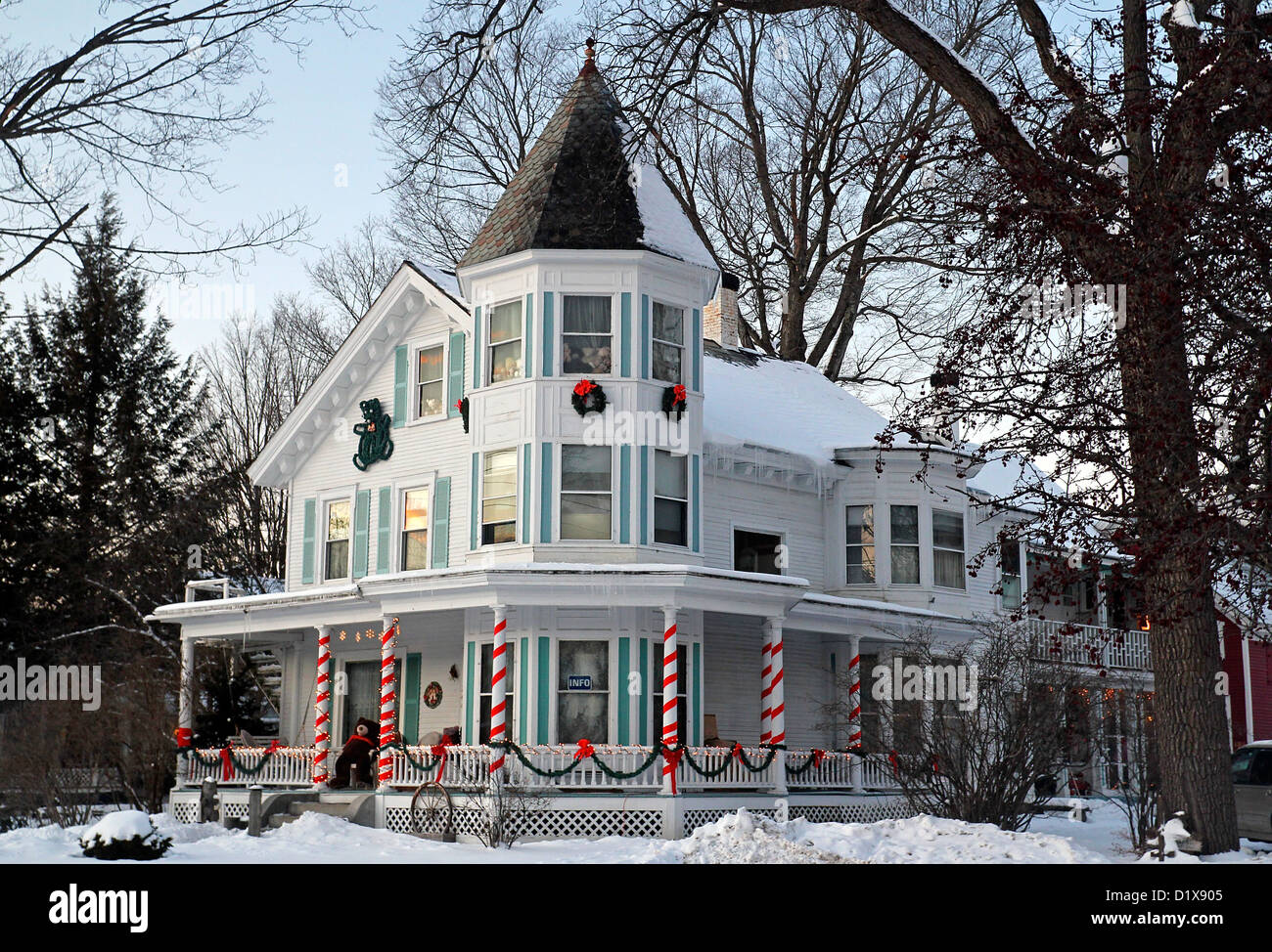 L'avvolgente Bear Inn e Shoppe, Chester, Vermont Foto Stock