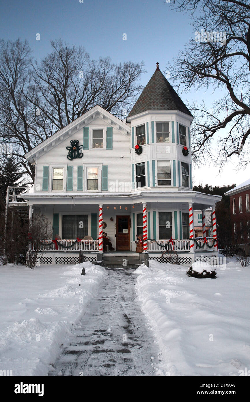 L'avvolgente Bear Inn e Shoppe, Chester, Vermont Foto Stock
