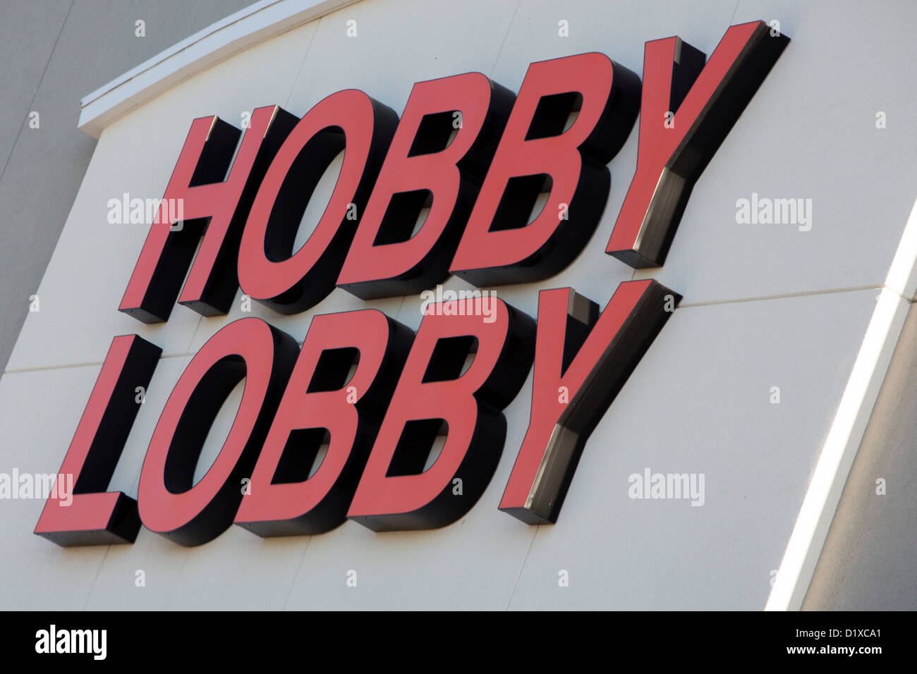 Un Hobby Lobby Store. Foto Stock