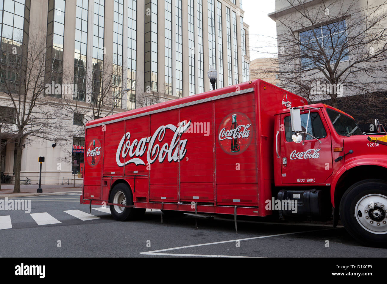 Coca Cola carrello consegna - USA Foto Stock