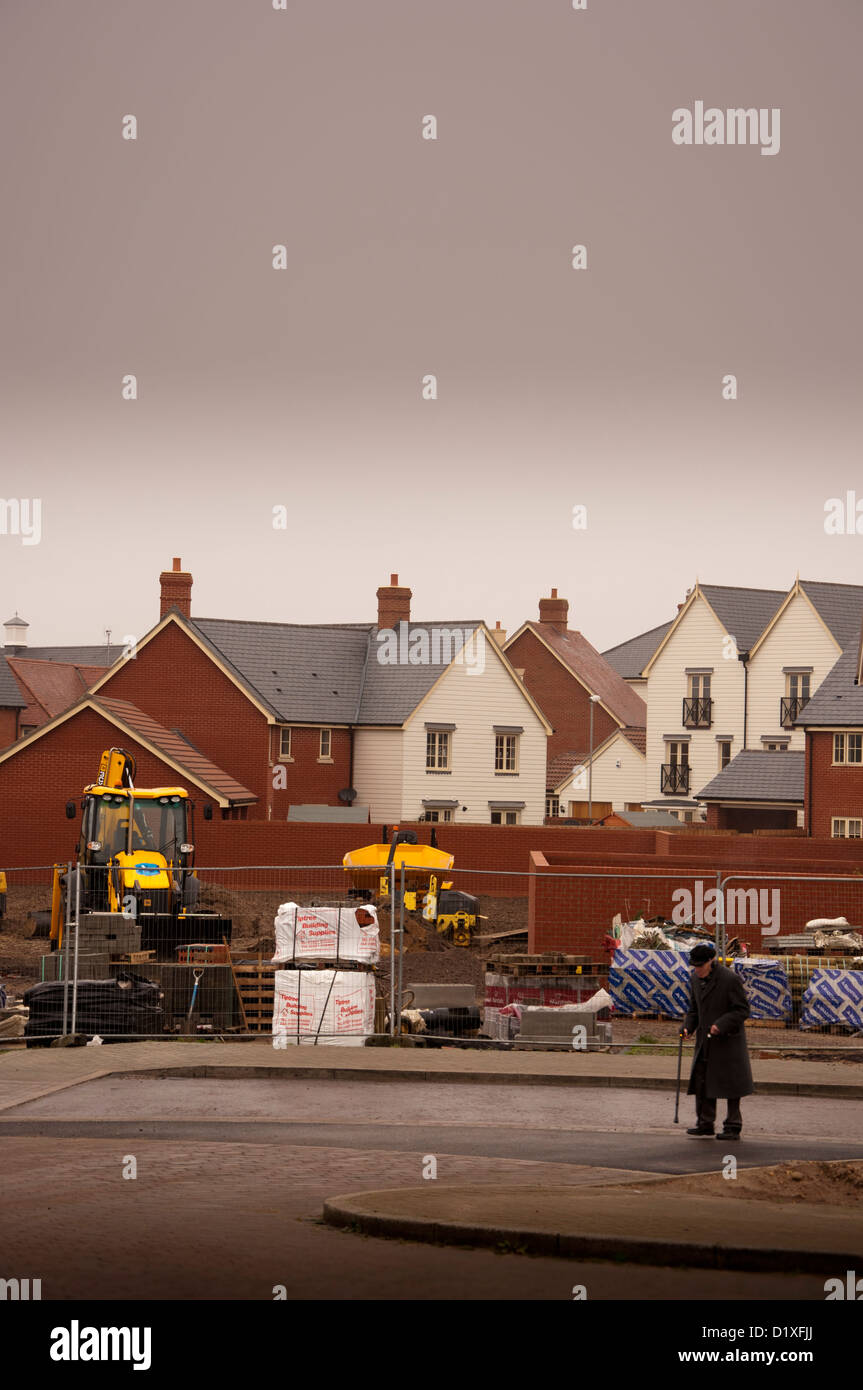 Nuovo alloggiamento development executive homes Foto Stock