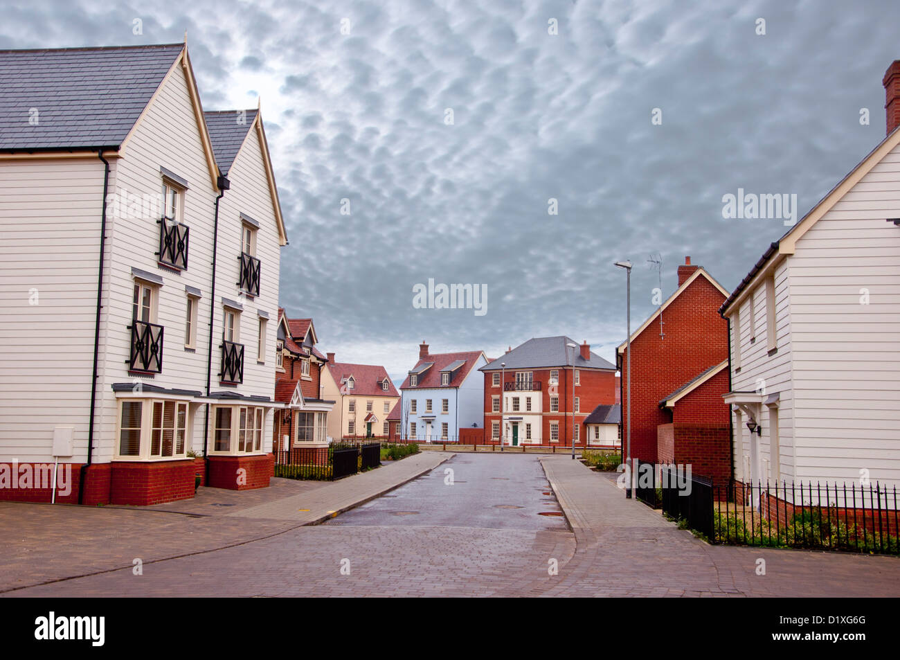 Nuovo alloggiamento development executive homes Foto Stock
