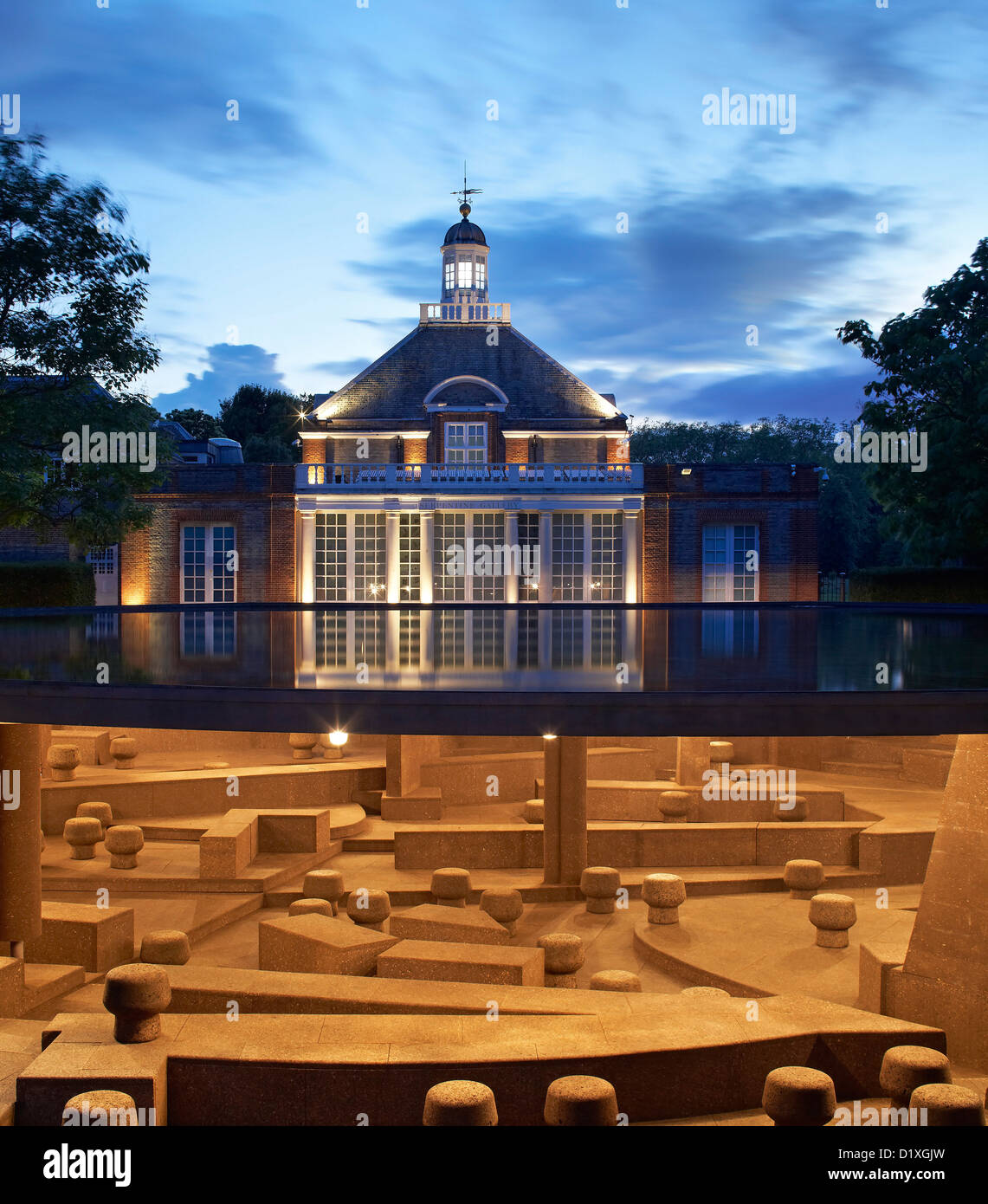 Serpentine Pavilion 2012, Londra, Regno Unito. Architetto: Herzog e de Meuron e ai Weiwei, 2012. Foto Stock
