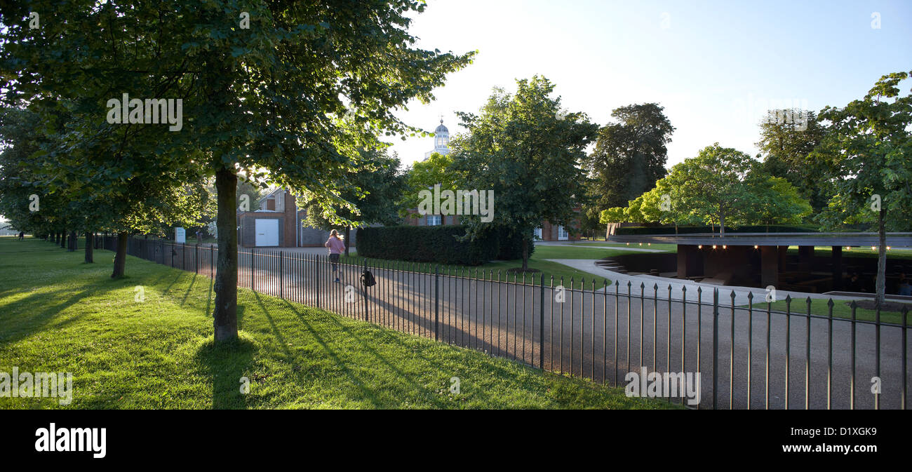 Serpentine Pavilion 2012, Londra, Regno Unito. Architetto: Herzog e de Meuron e ai Weiwei, 2012. Foto Stock